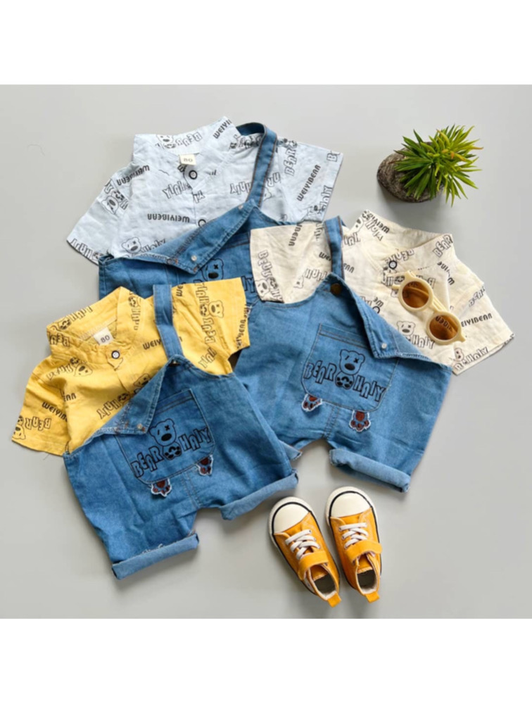 ست پیراهن و بیلر شلوارکی مدل تدی