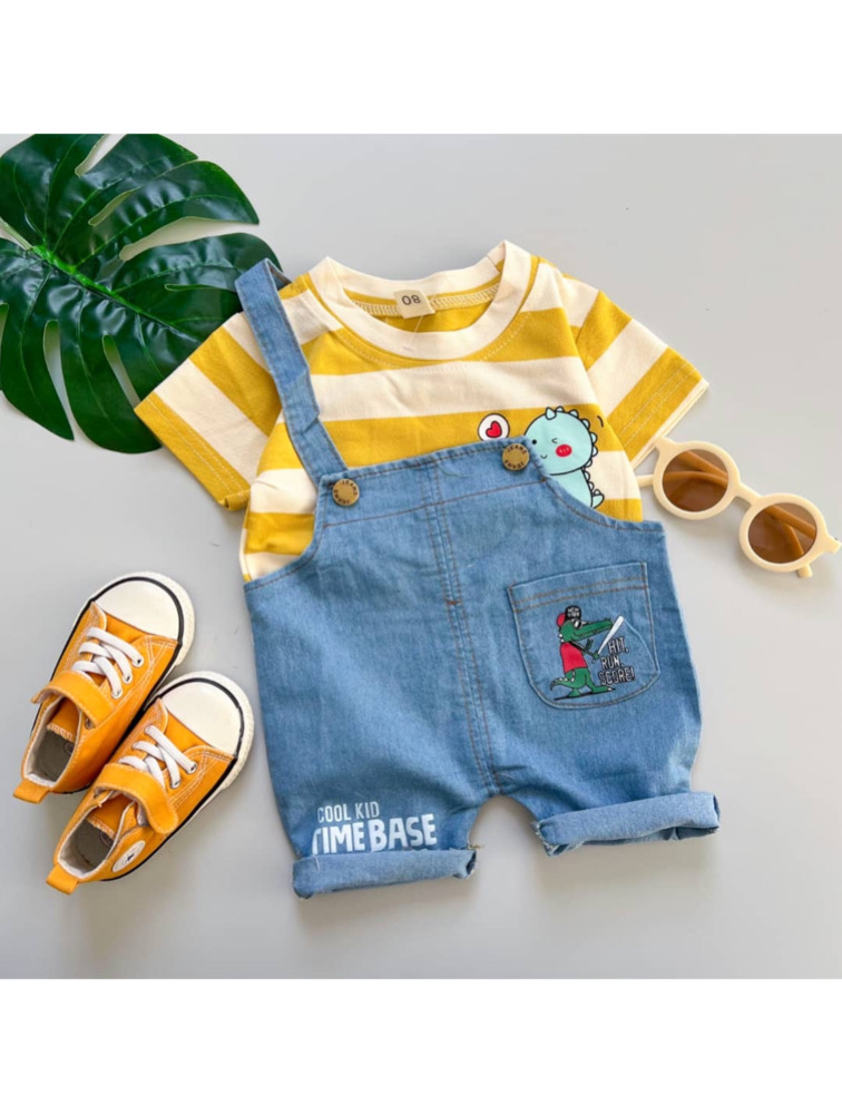 ست تیشرت و بیلر شلوارکی