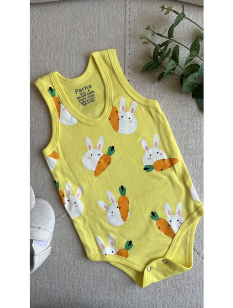 زیردکمه رکابی زرد طرح خرگوش