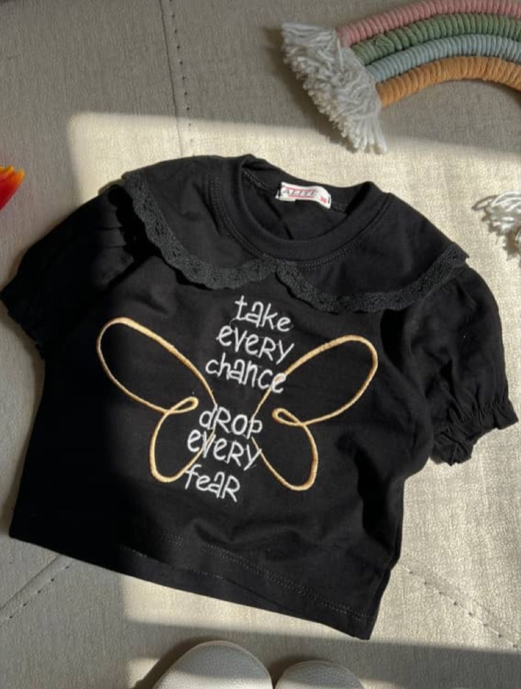 بلوز یقه ب ب پروانه