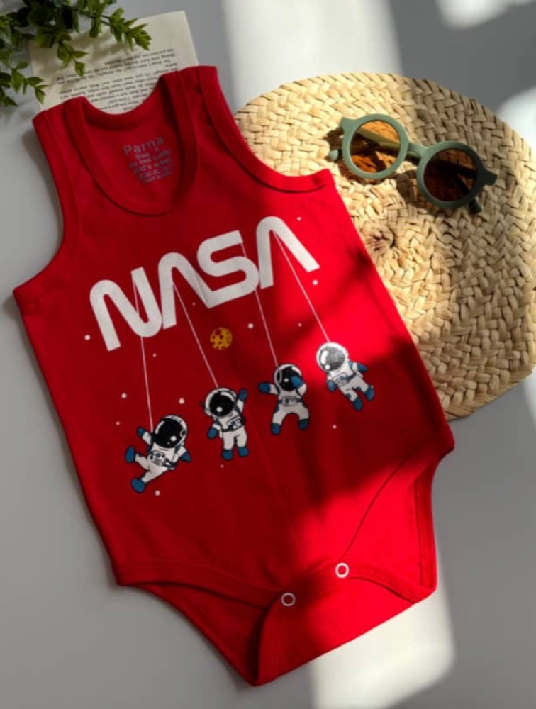 زیردکمه رکابی قرمز طرح ناسا