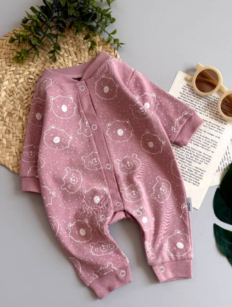 سرهمی صورتی طرح حیوانات