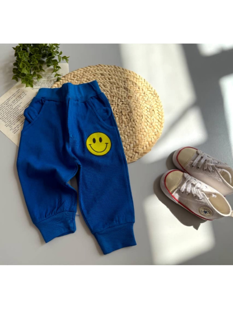 شلوار ساده آبی