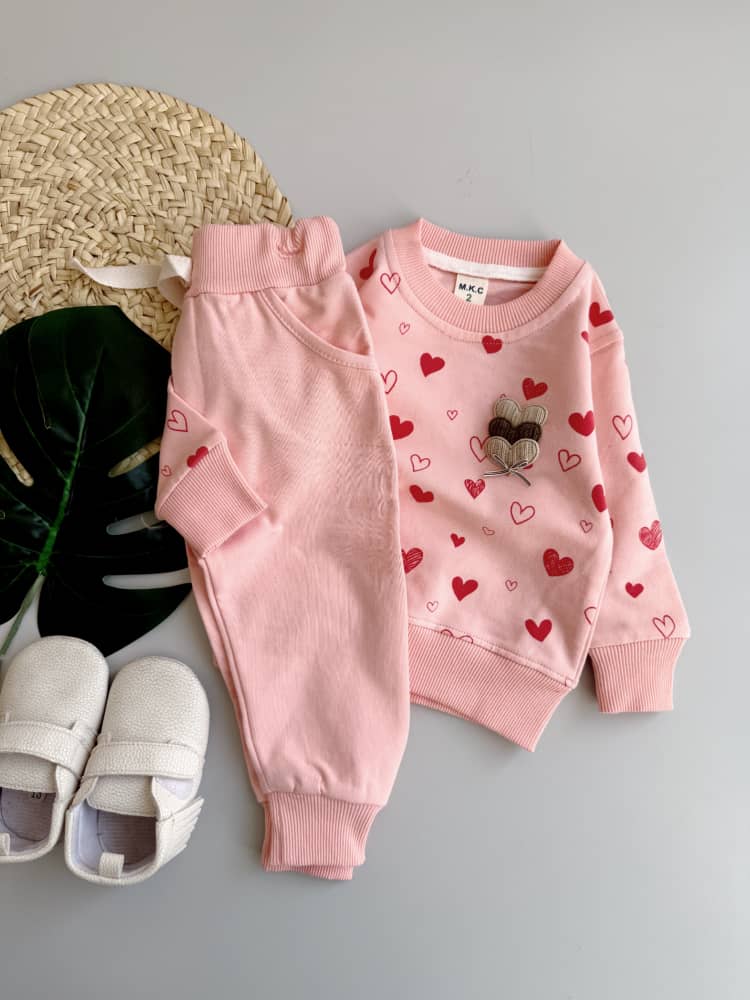 بلوز شلوار صورتی