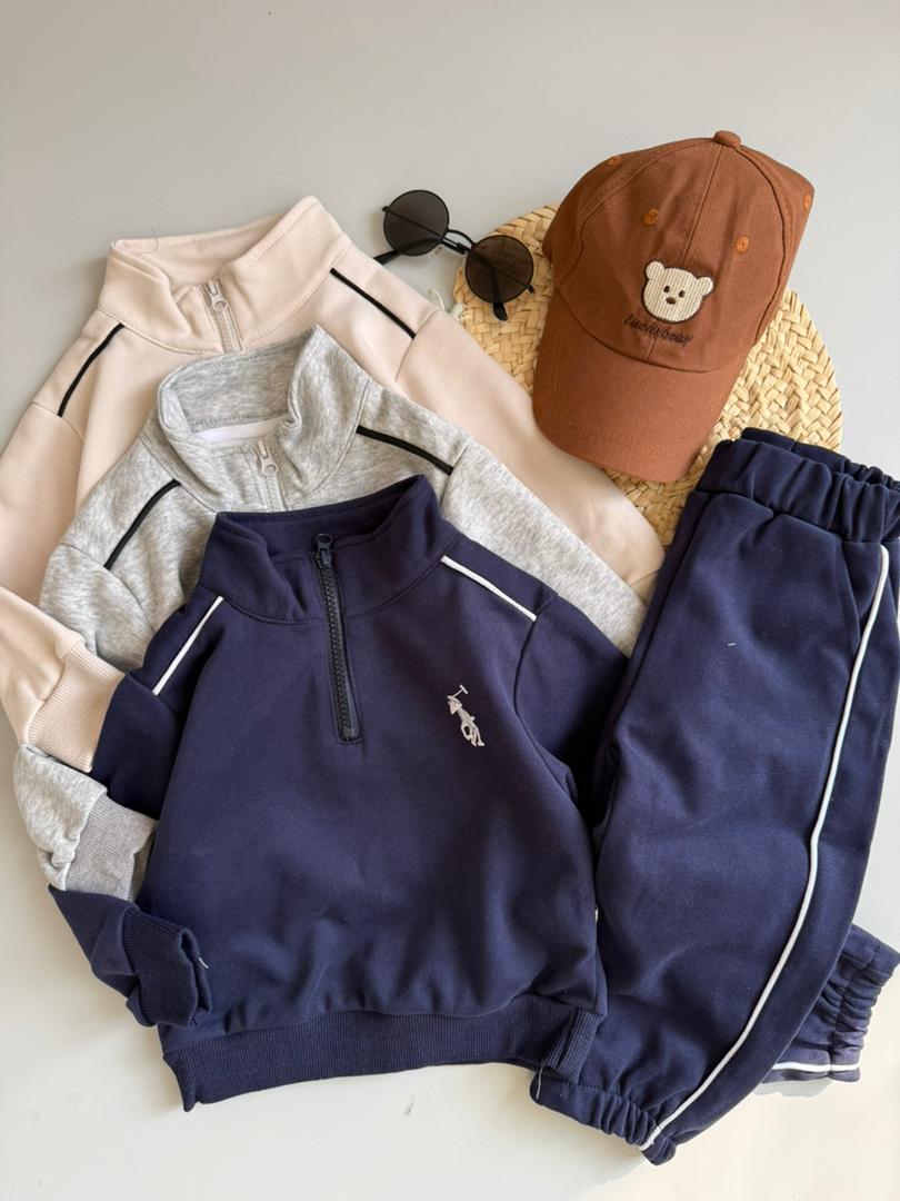 بلوز شلوار نیم زیپ polo