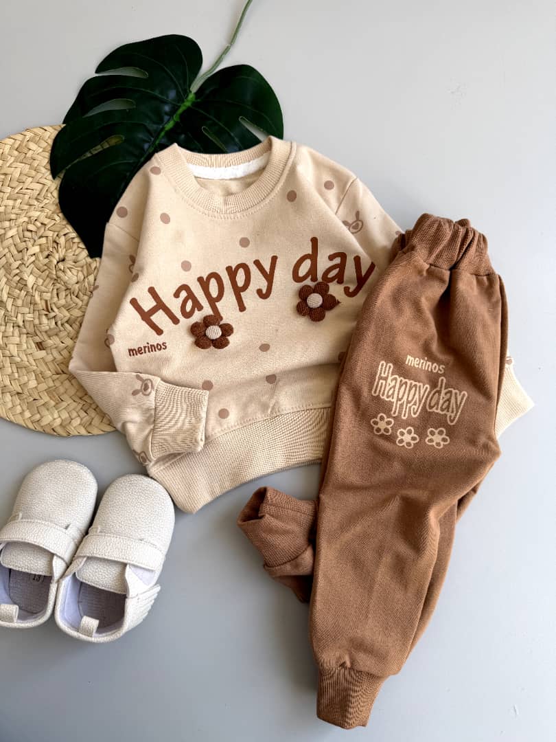 بلوز شلوار کرم