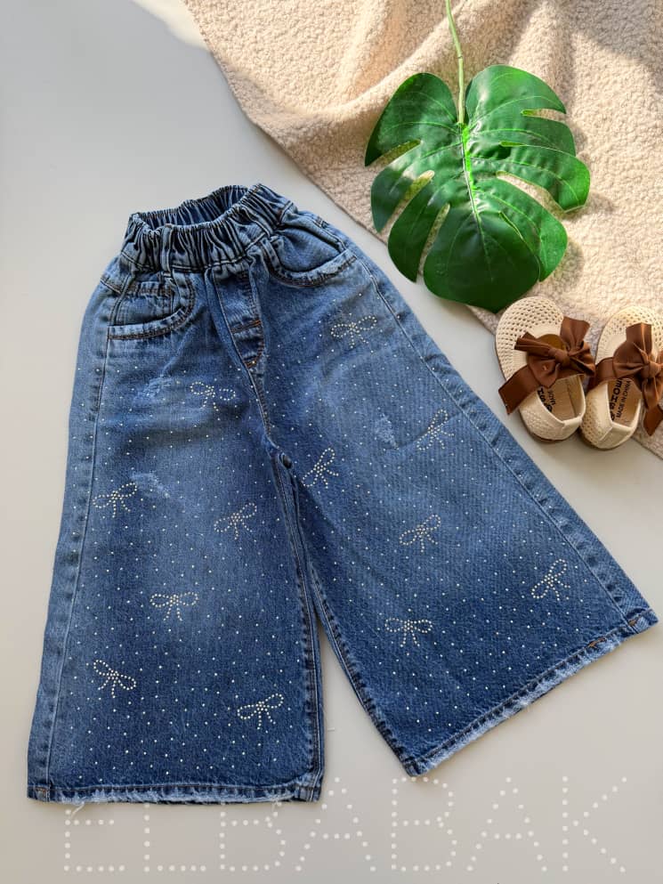 شلوار شافل نگین دار