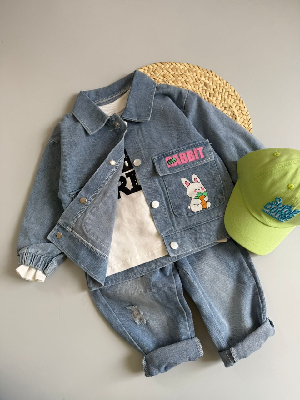 سه تیکه جین خرگوش وارداتی