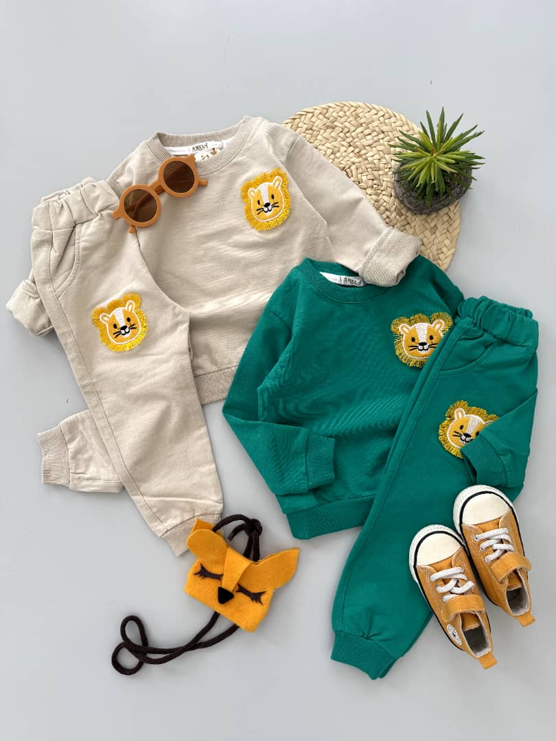 بلوز شلوار شیر گلدوزی